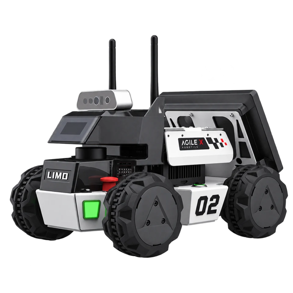 Studio portrait of AgileX Robotics LIMO PRO