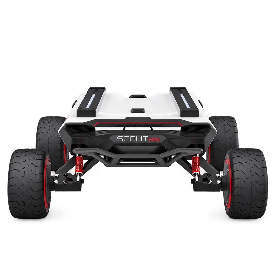 Studio portrait of AgileX Robotics SCOUT MINI