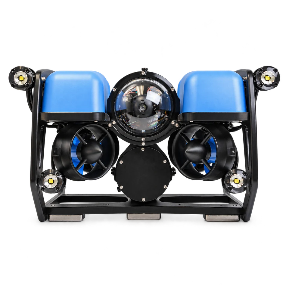 Studio portrait of Blue Robotics BlueROV2