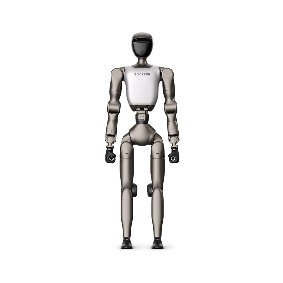 Studio portrait of Booster Robotics T2 Education