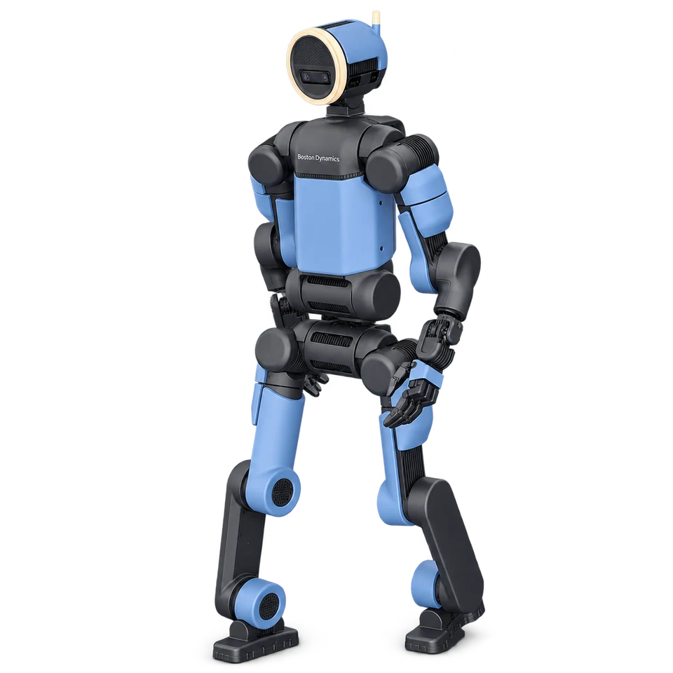 Studio portrait of Boston Dynamics Atlas
