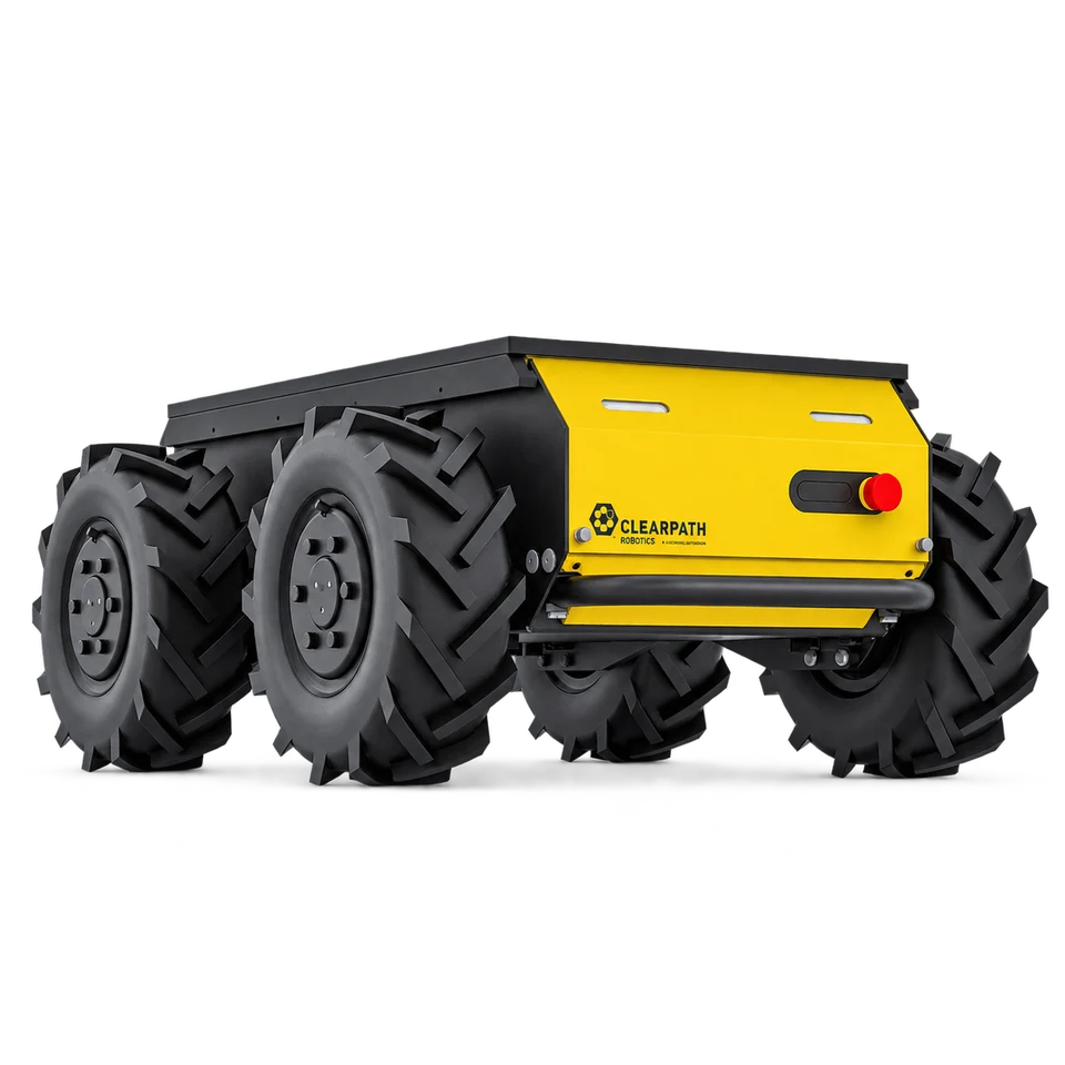 Studio portrait of Clearpath Robotics Husky A300