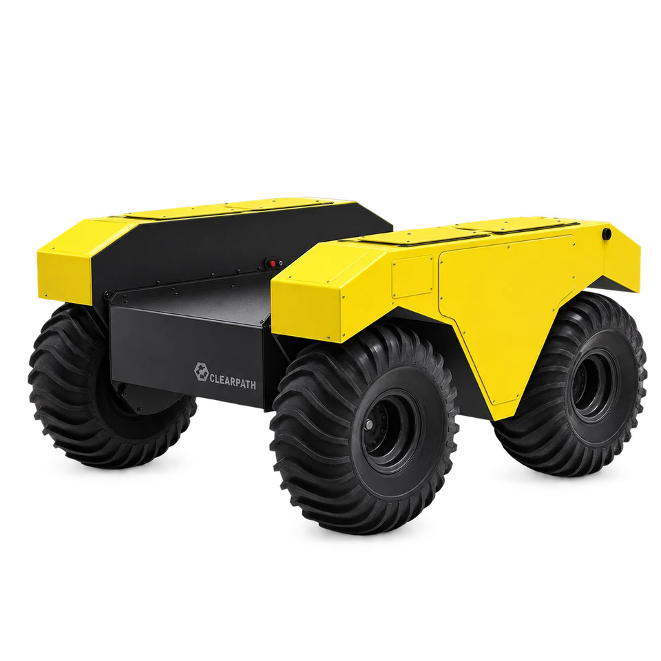 Studio portrait of Clearpath Robotics Warthog