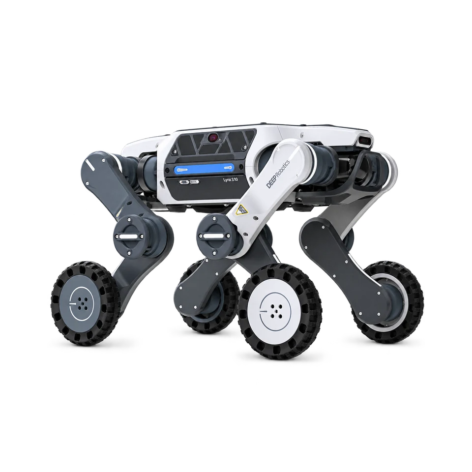 Studio portrait of DEEP Robotics Lynx S10