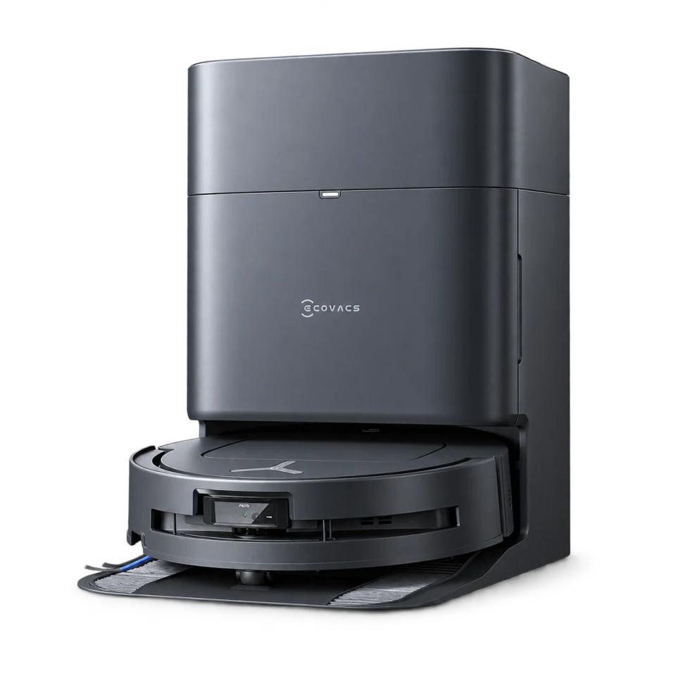 Studio portrait of ECOVACS DEEBOT T80 OMNI