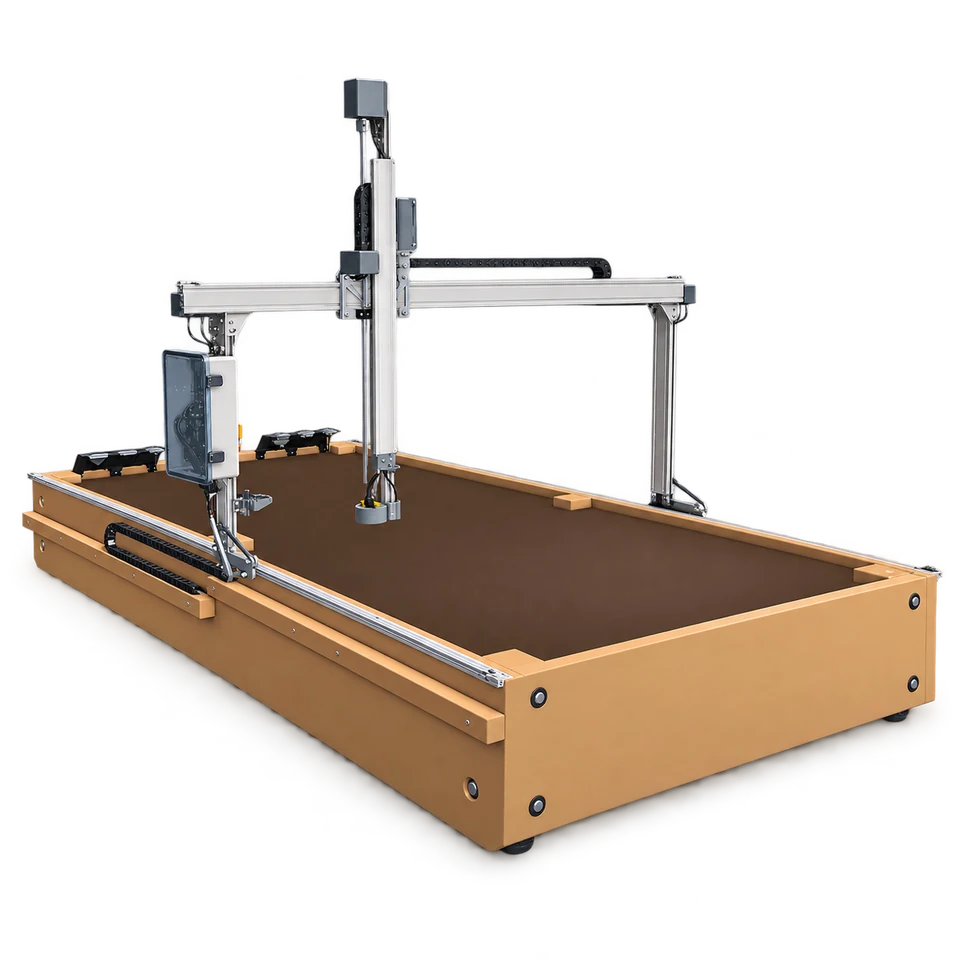 Studio portrait of FarmBot Genesis v1.8