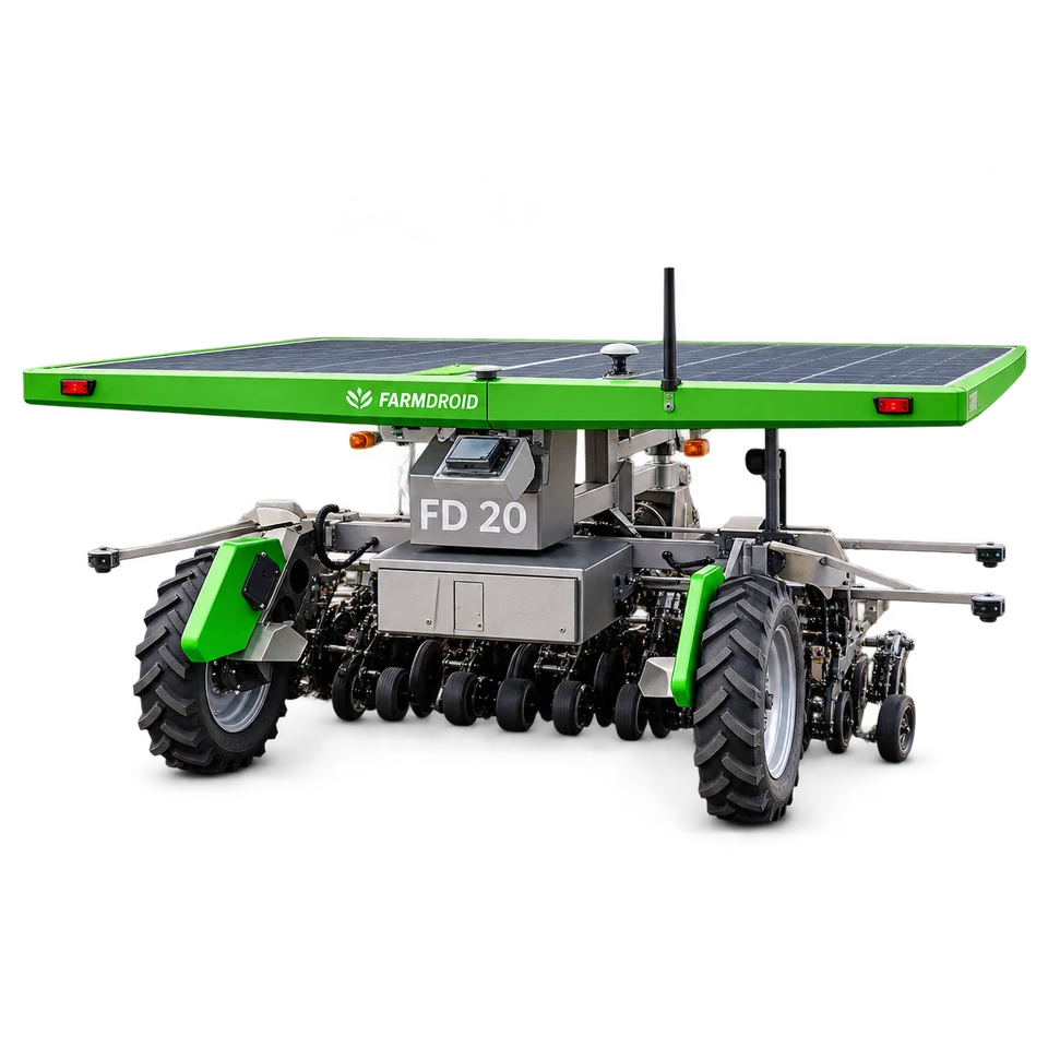 Studio portrait of FarmDroid FD20