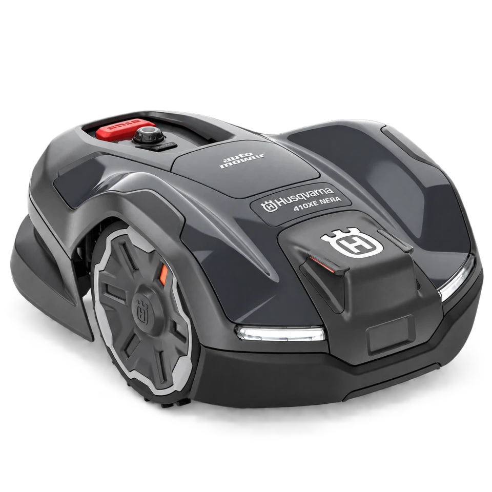 Studio portrait of Husqvarna Automower 410XE NERA