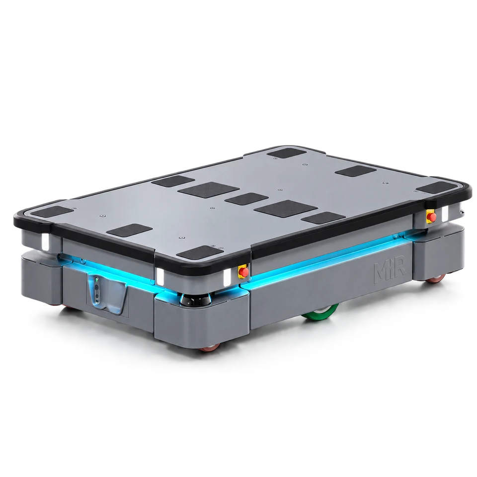 Studio portrait of Mobile Industrial Robots MiR600