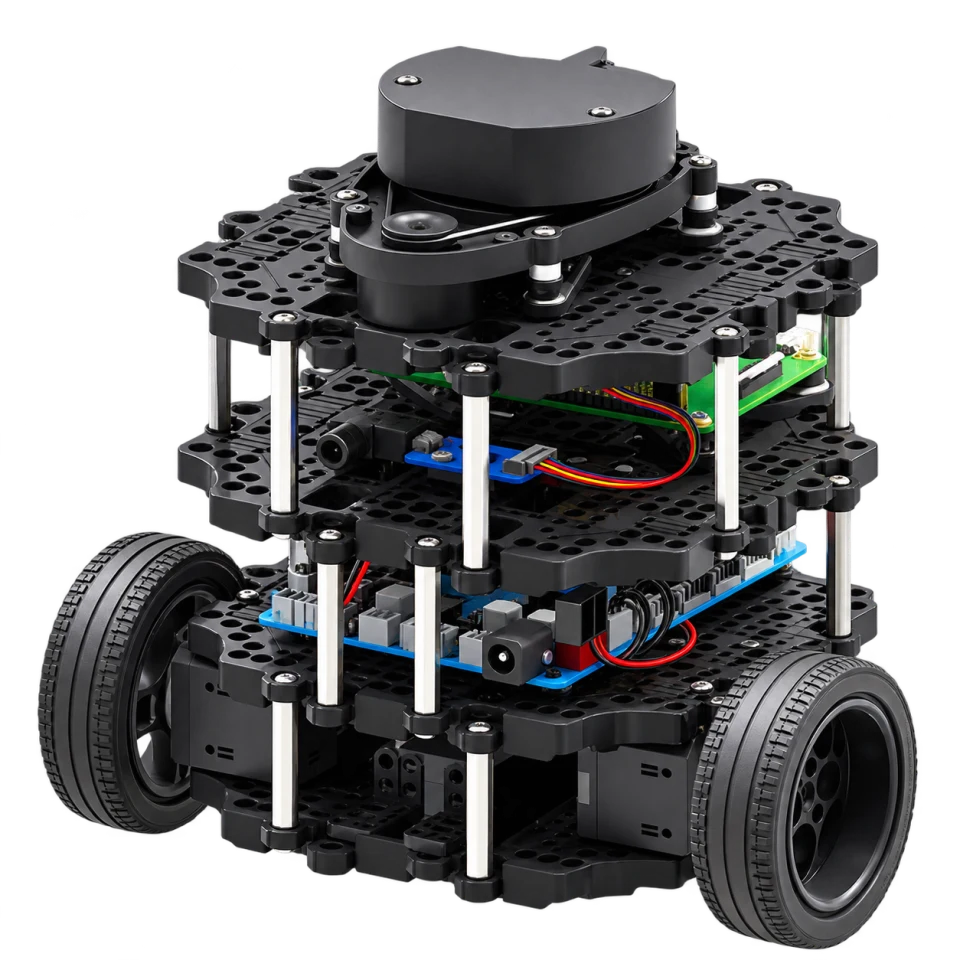 Studio portrait of ROBOTIS TurtleBot3 Burger