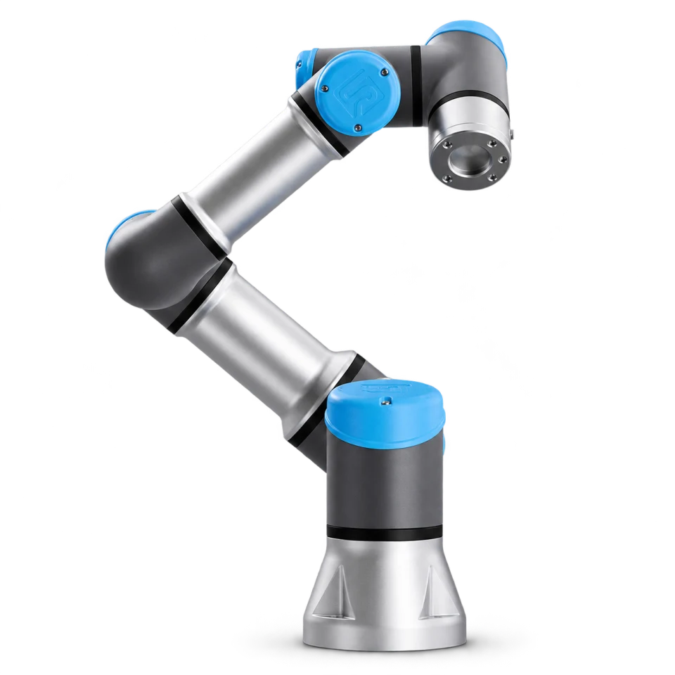 Studio portrait of Universal Robots UR3e-540